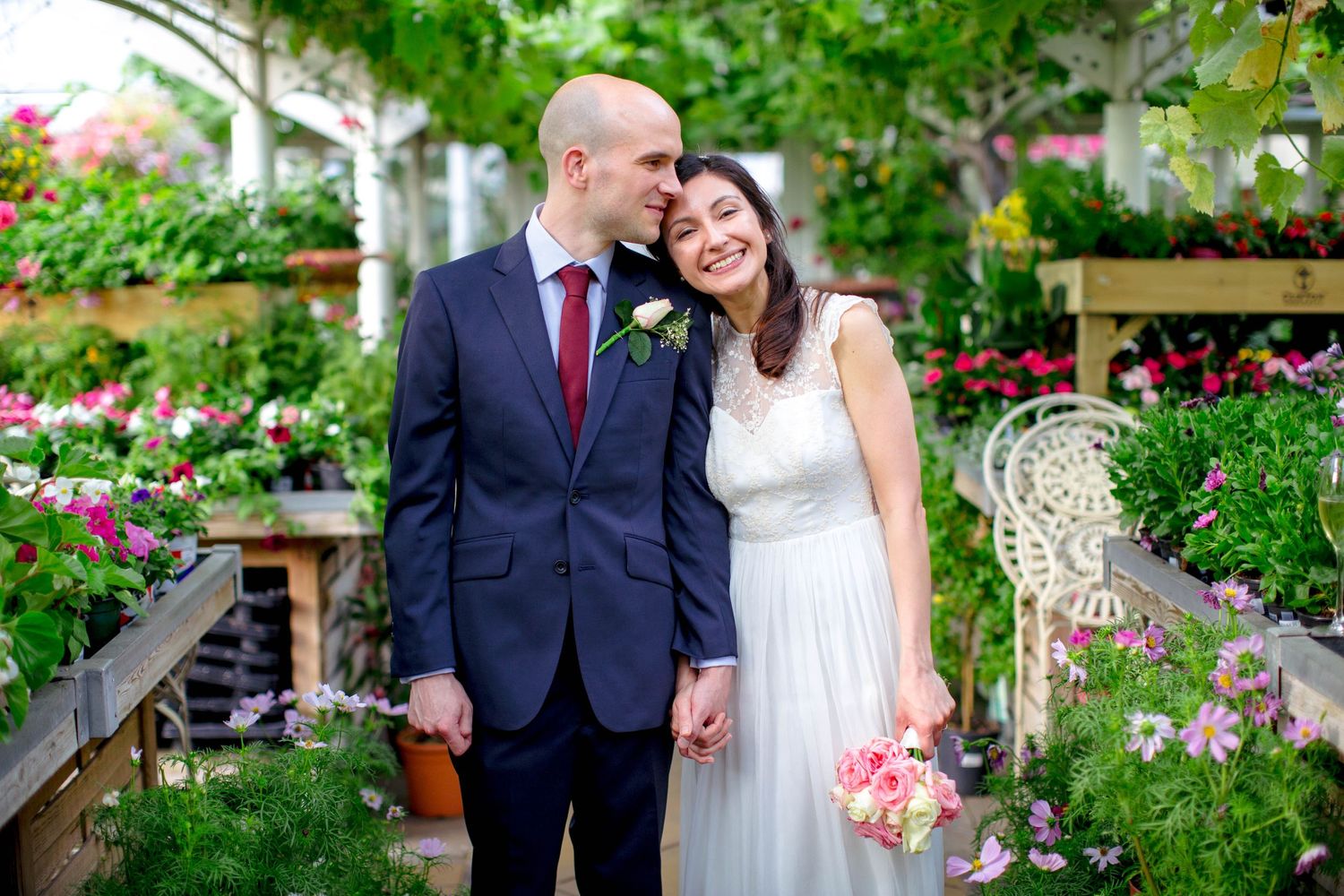 Clifton Nurseries Garden Wedding London
