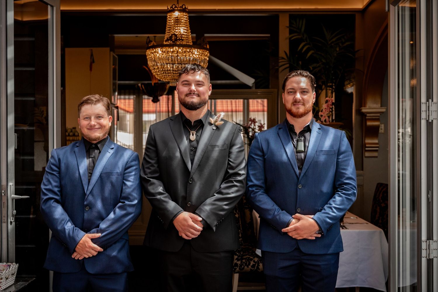 Hamilton wedding suits