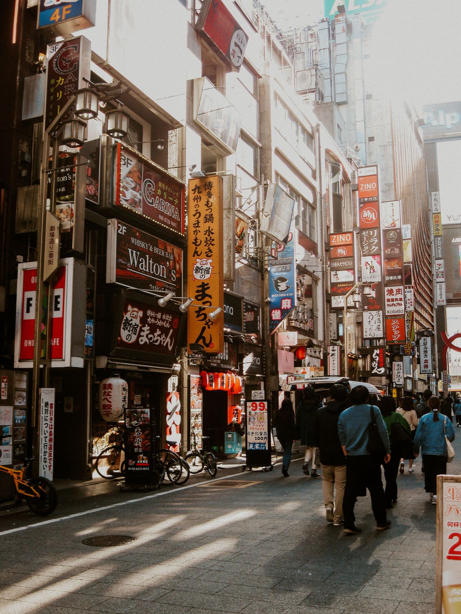 busy street in Tokyo