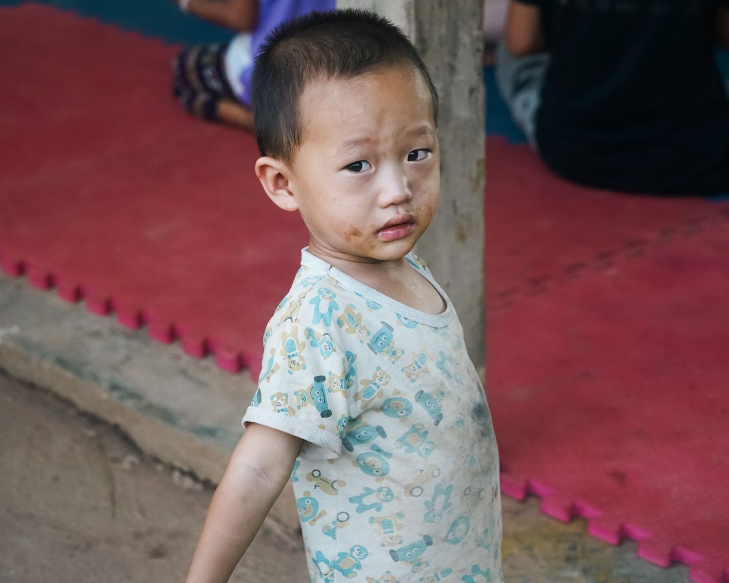 A little boy from a village in Chiang Mai Thailand, Photography.