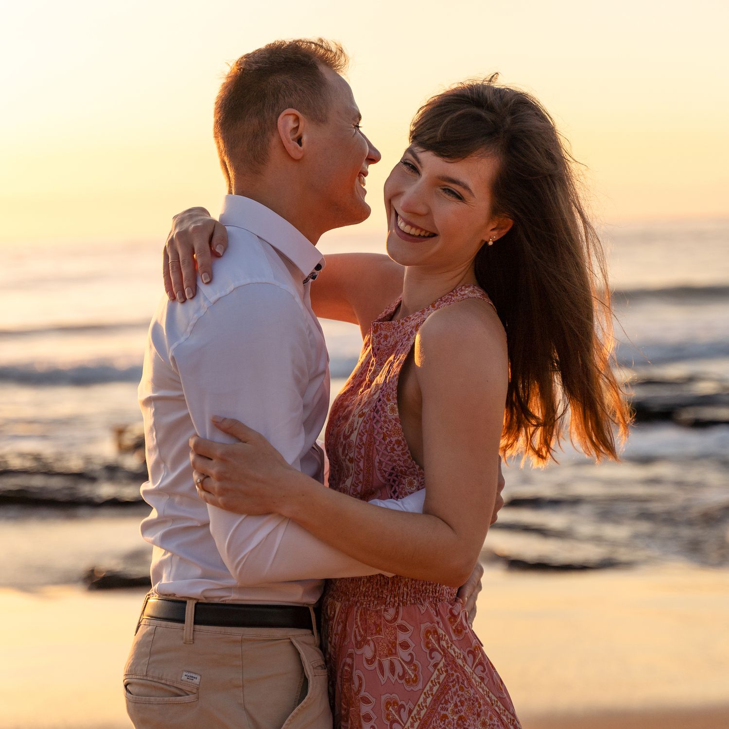 Hergott engagement photography Northern Beaches