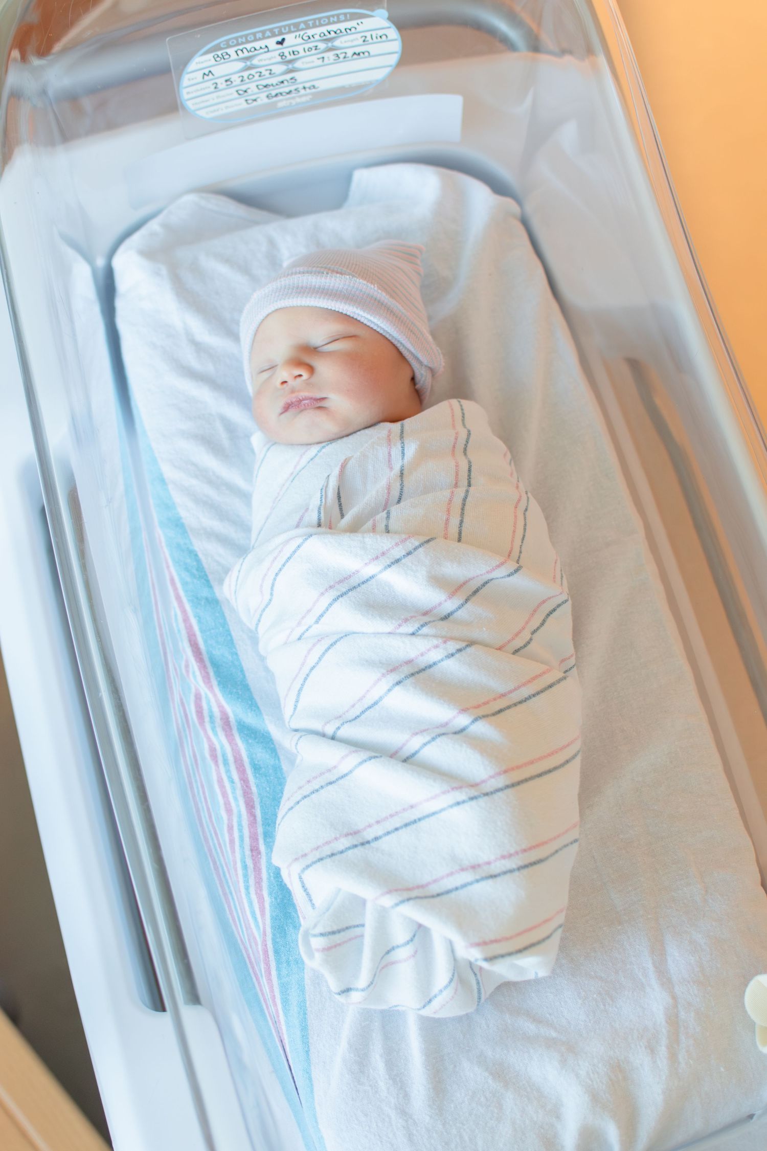 Baby is welcomed to the world at Atrium Health Wake Forest Baptist hospital.