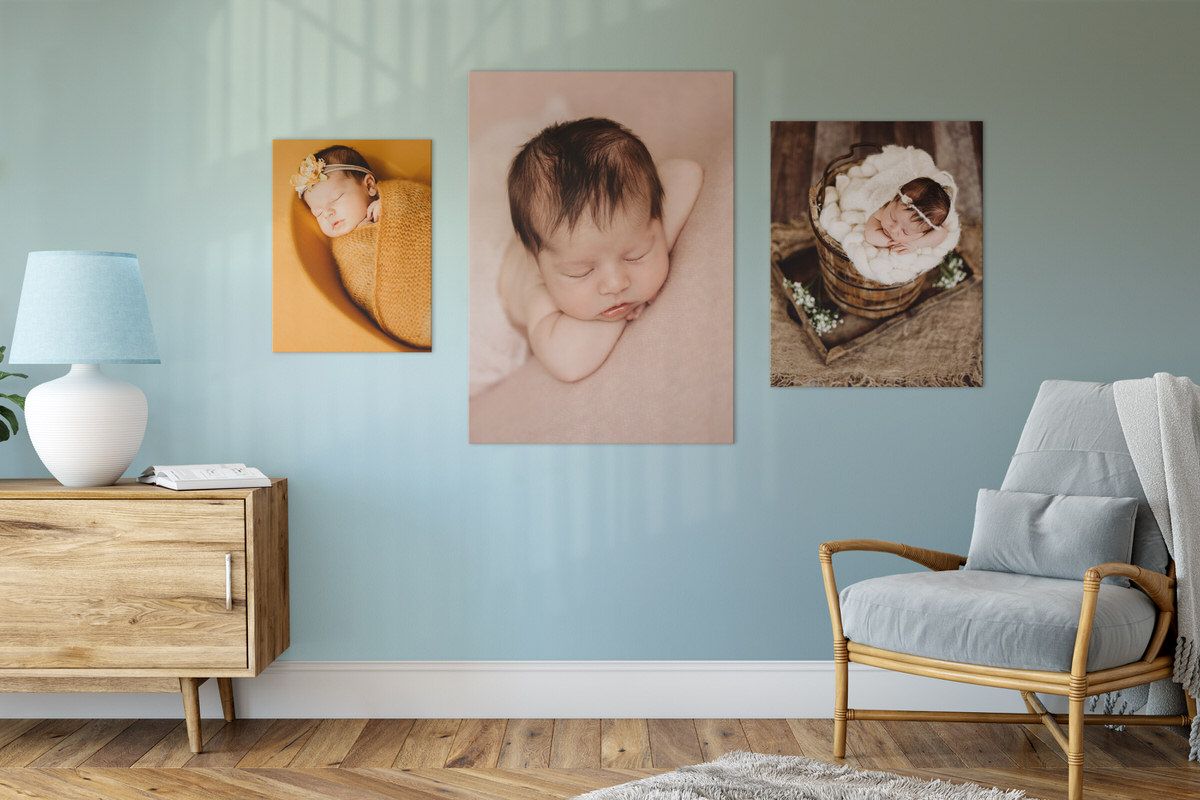 3er Serie, FineArt Leinwand, 40x30,  70x50 und 50x40cm, Fläche 140x700cm