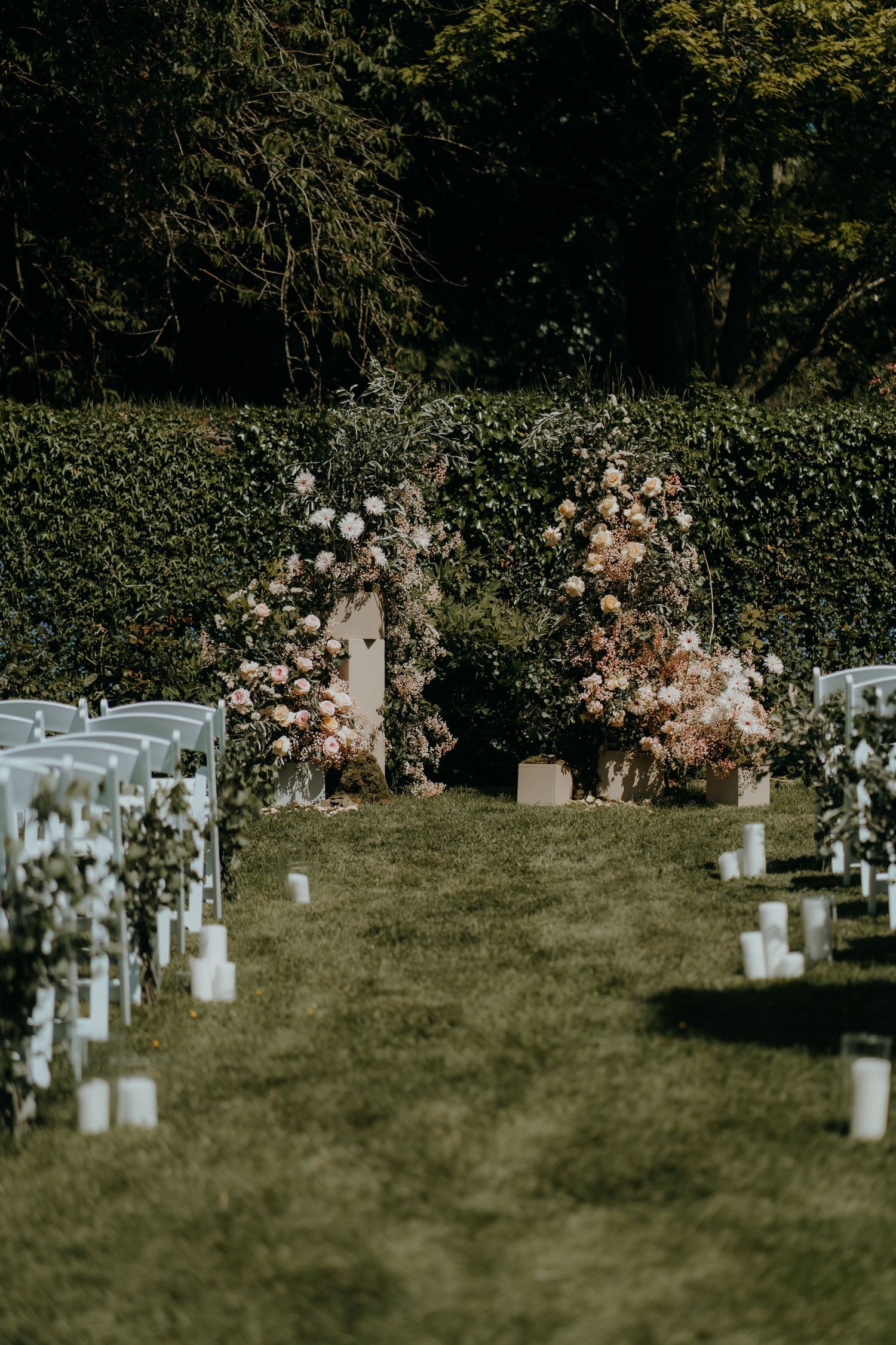 Summers Rose Garden Wedding Aspen Florals Bespoke Weddings and