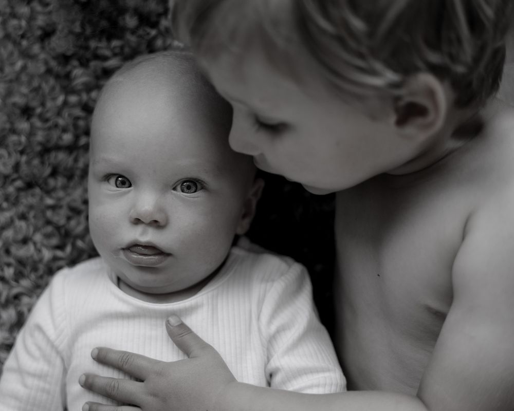 familjefotografering syskon
