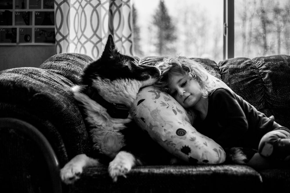 Dog & Kid