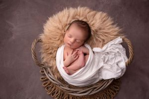 newborn baby boy swaddled pose West Midlands