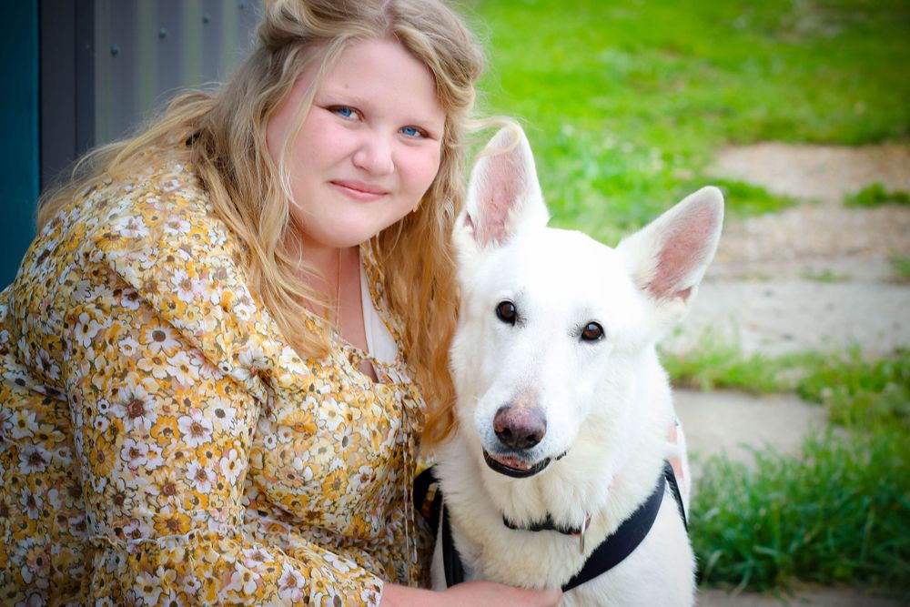 Sydney and Dog