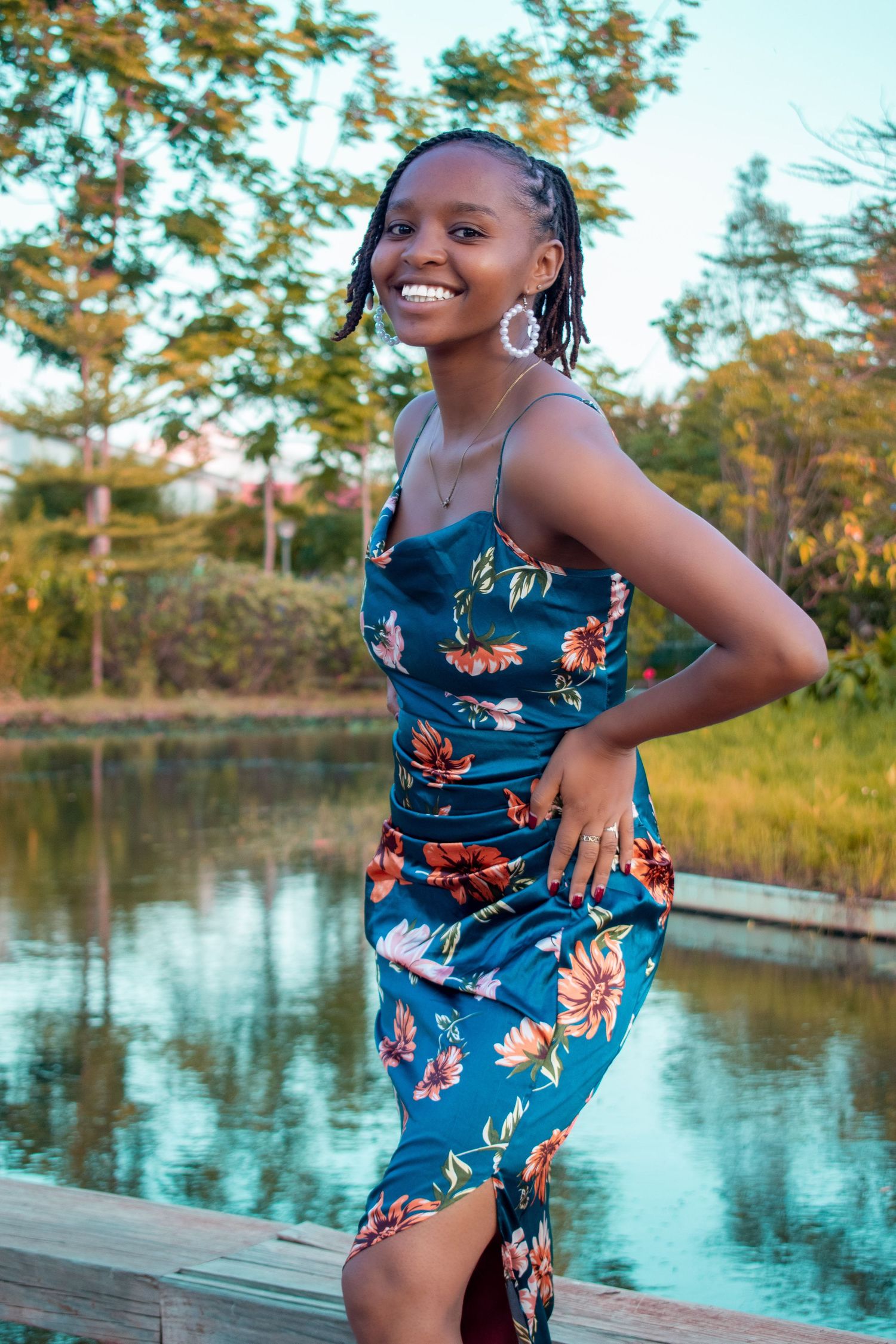 one of our client posing for a classic and sassy photo