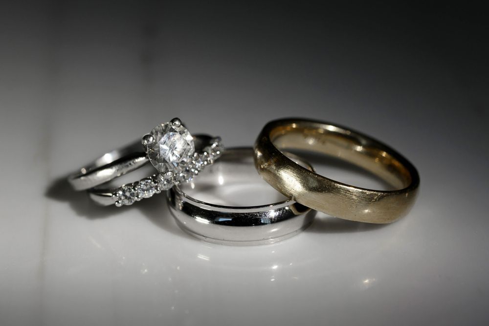 Wedding rings at InterContinental Cleveland photographed by Tom Forrest.