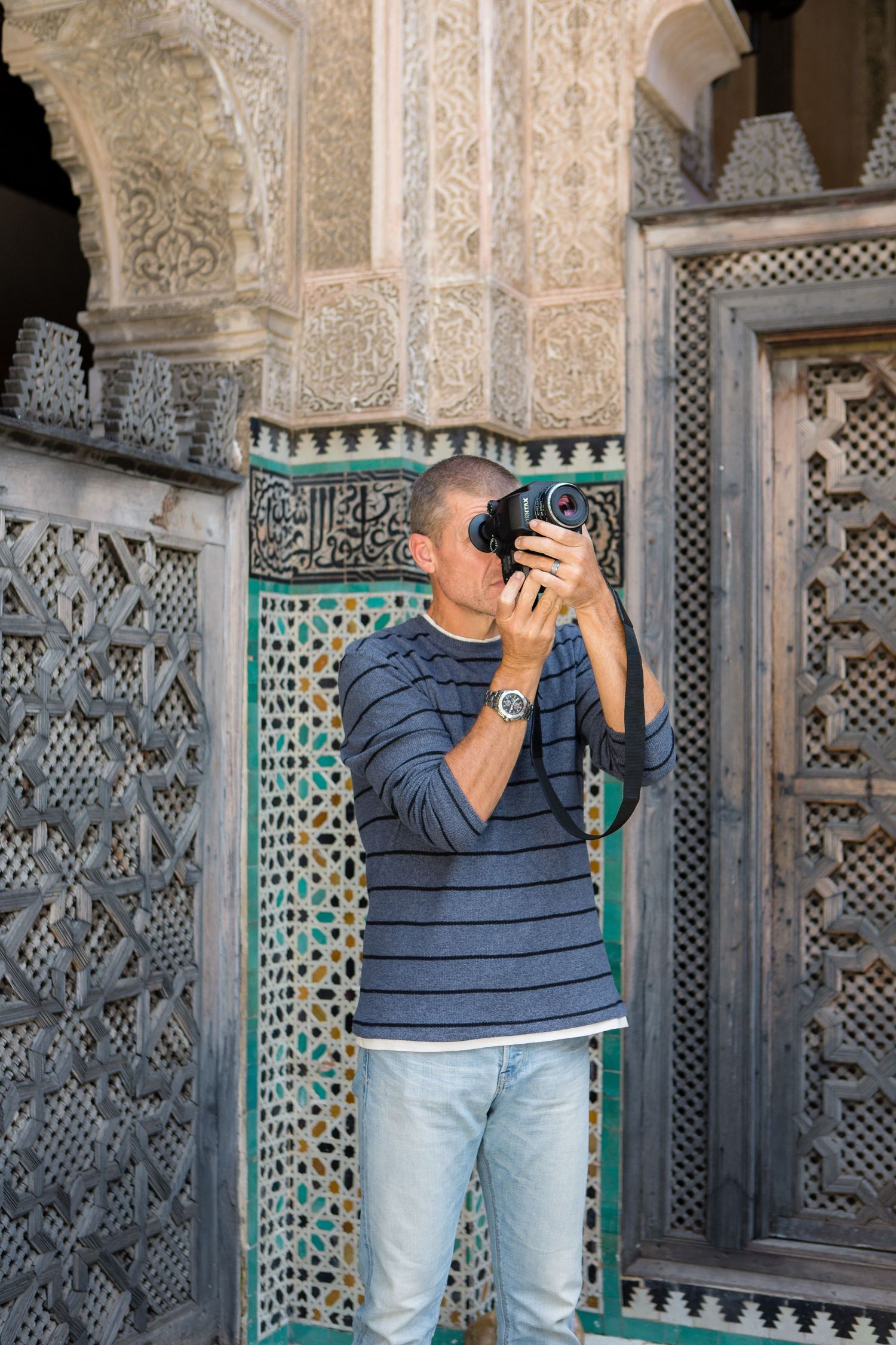 Steph Louwrens of Dust and Dreams Photography working in Fes, Morocco