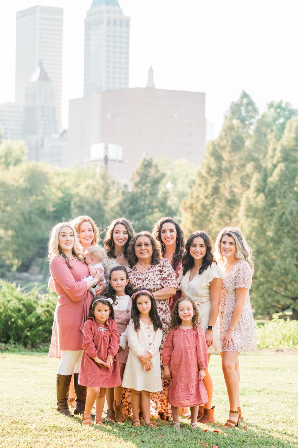Extended family fall session at Veterans Park
 Park in downtown Tulsa, OK.