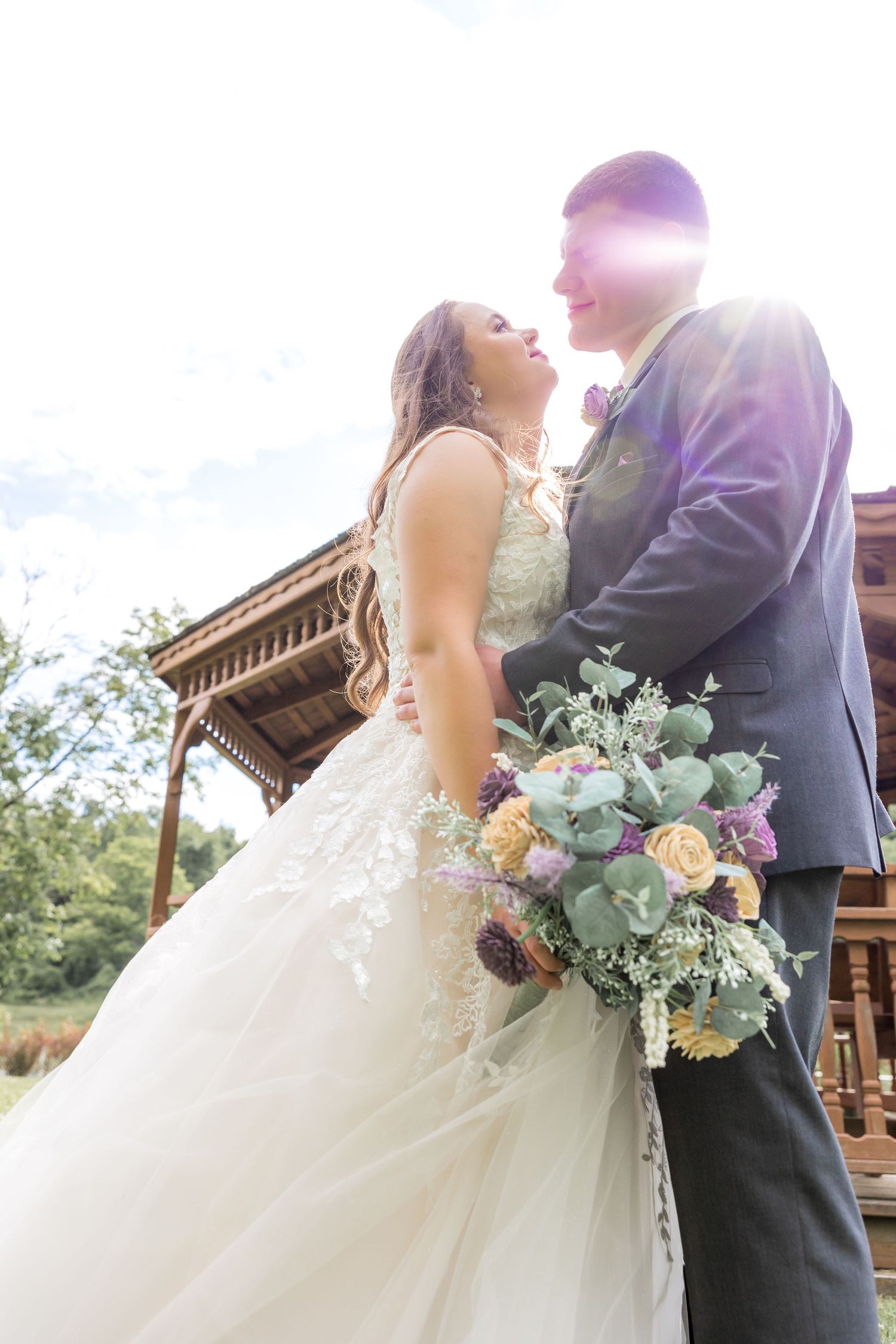wedding photograph Indian lake