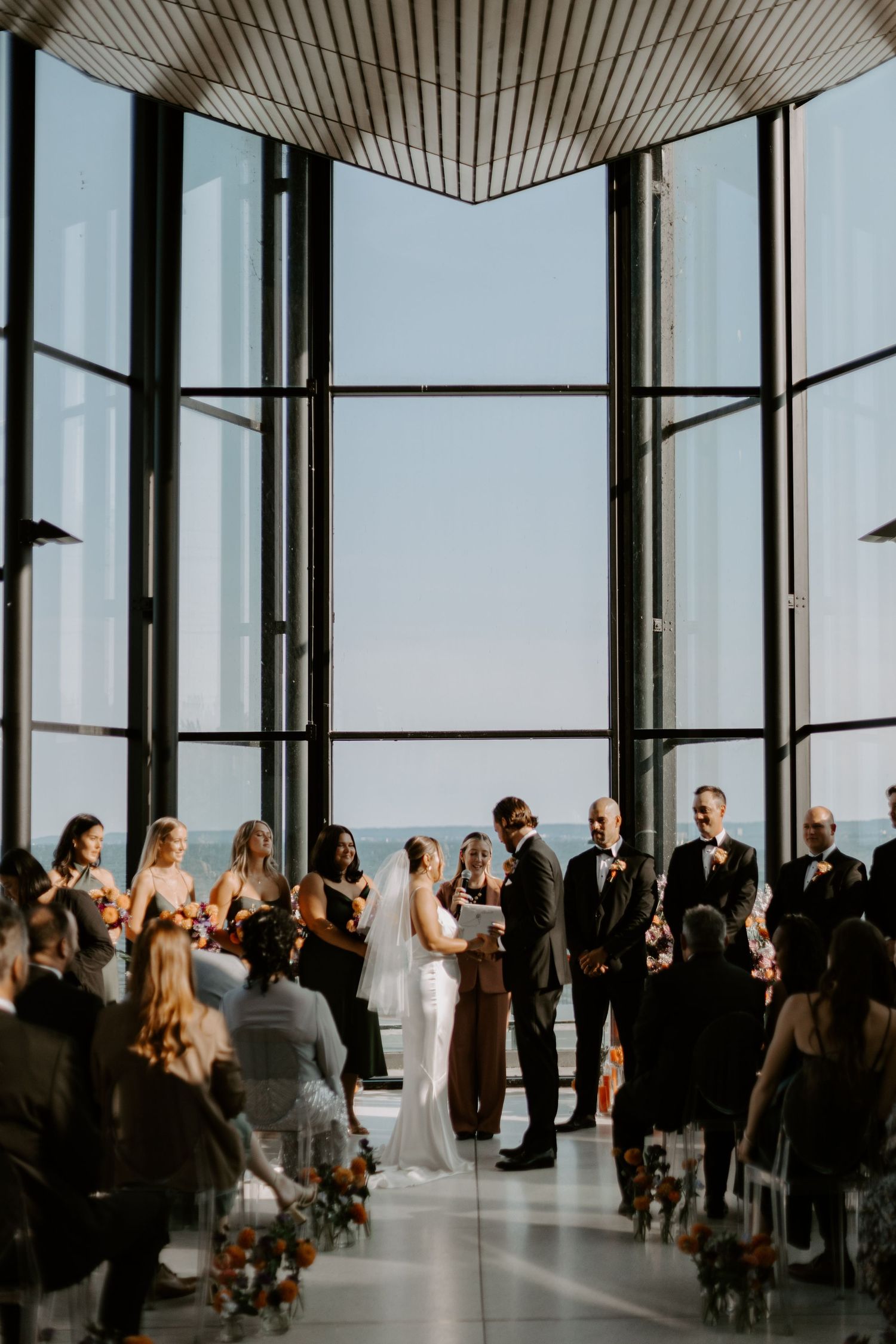 summer spencer's waterfront wedding burlington ontario canada candid