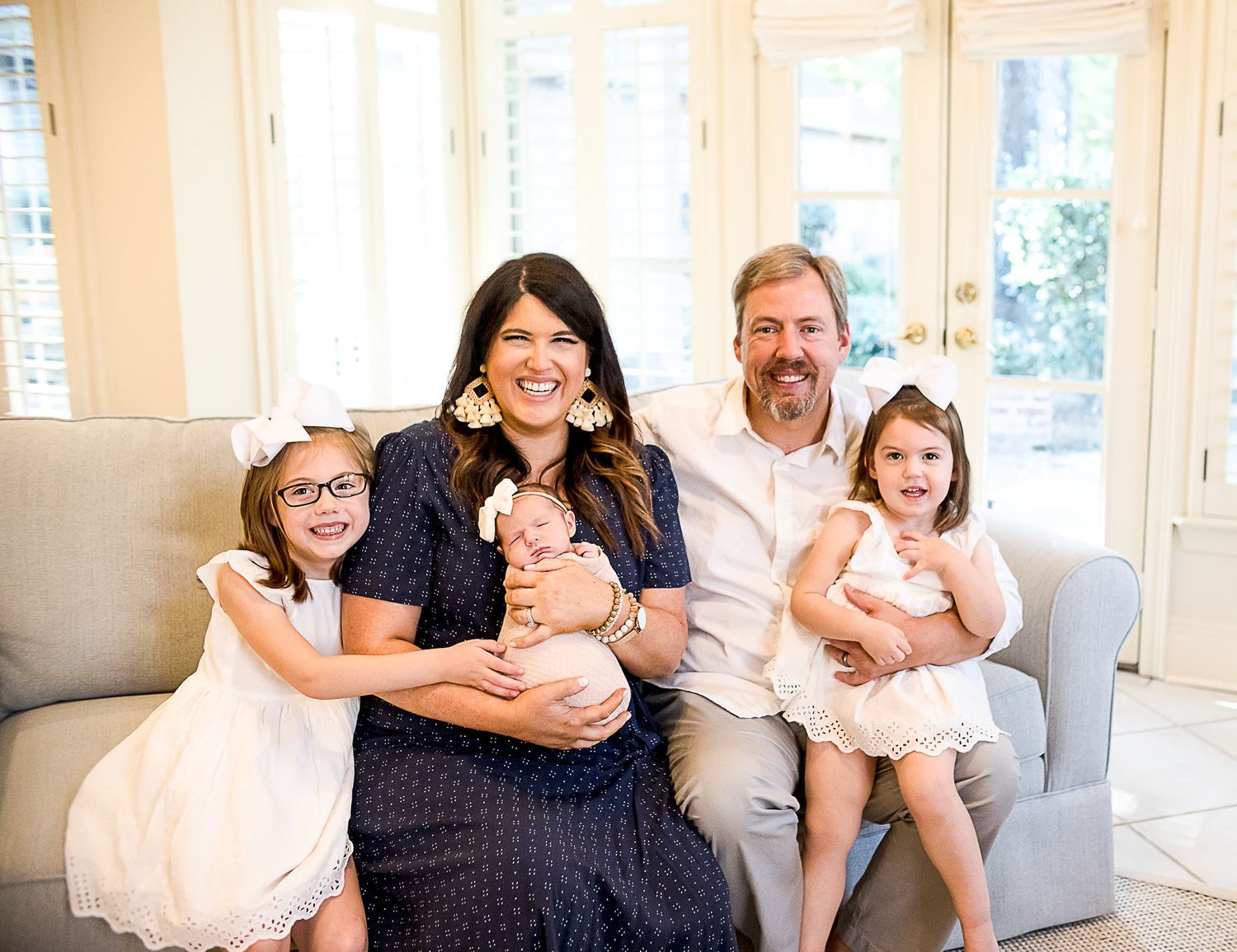 Three little ladies for this wonderful couple!