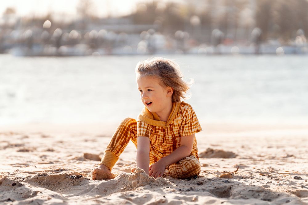 boy on the Clontarf beach photoshoot in Sydney