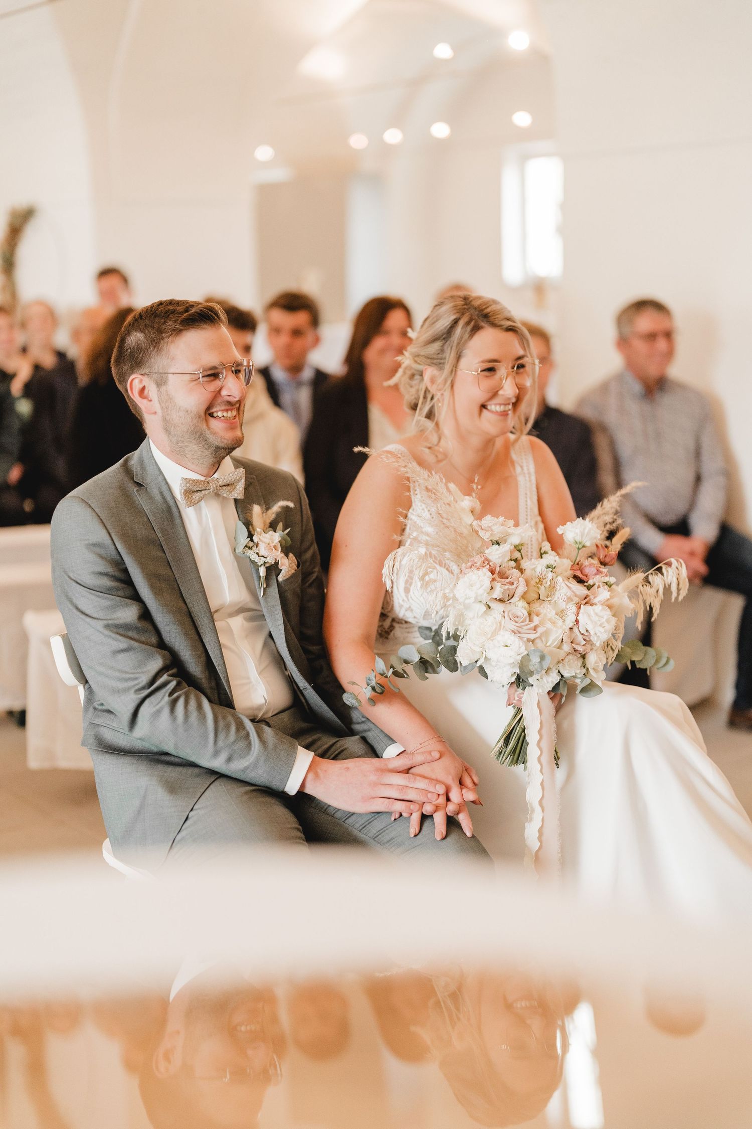 Fruchtkasten, Kloster, Ochsenhausen, Hochzeitsfotografin, Ramona Maier, Krummbach, Trockenblumen, Freie Trauung