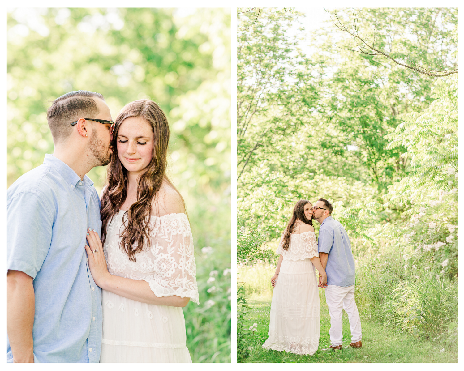 Couple's portrait during a family photo session in New Paltz, NY with Danielle Lauren Photography
