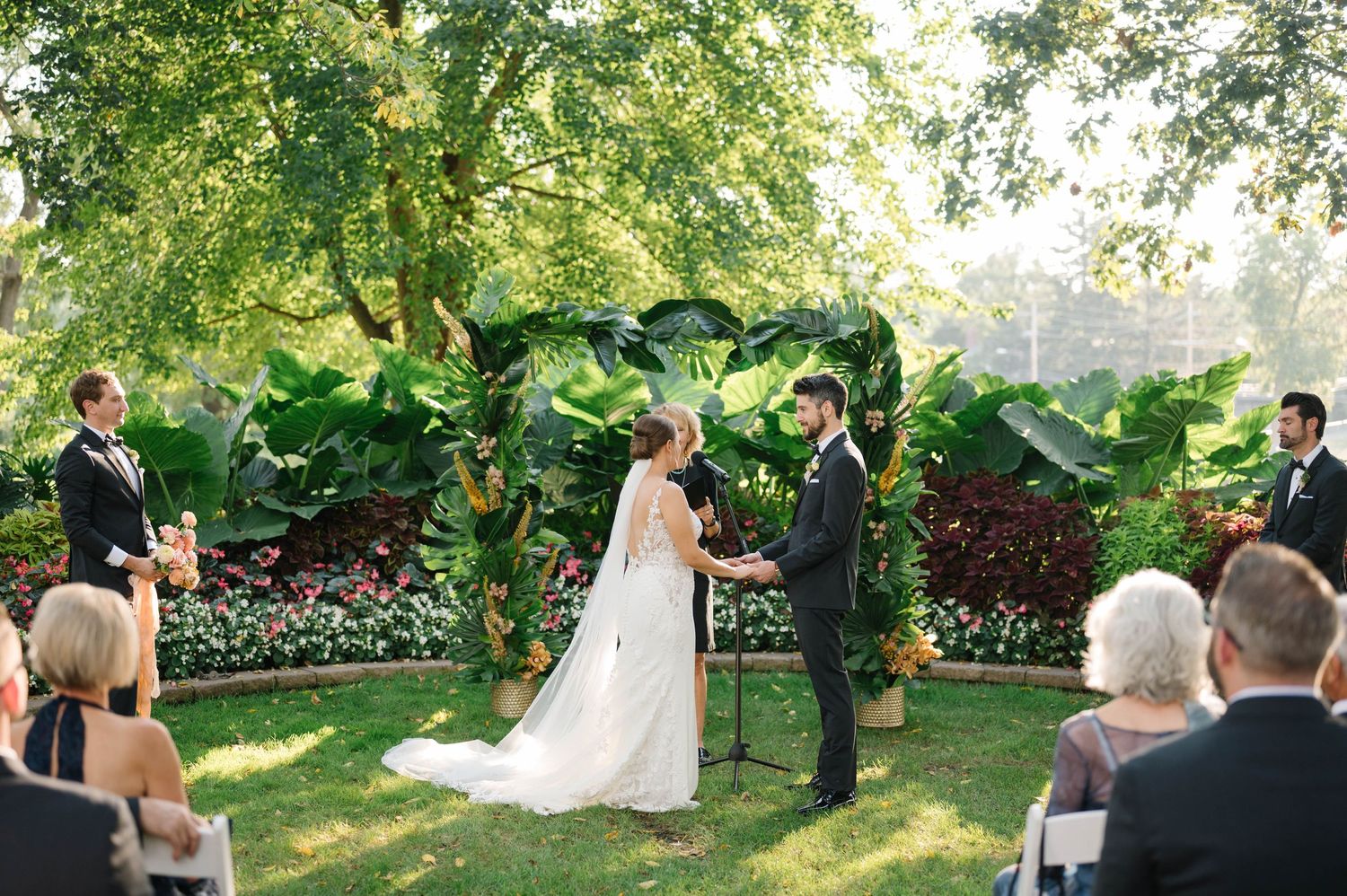Tropical Wedding at Bloomington Country Club | Candace Sims Chicago Luxury Fine Art Wedding Photographer