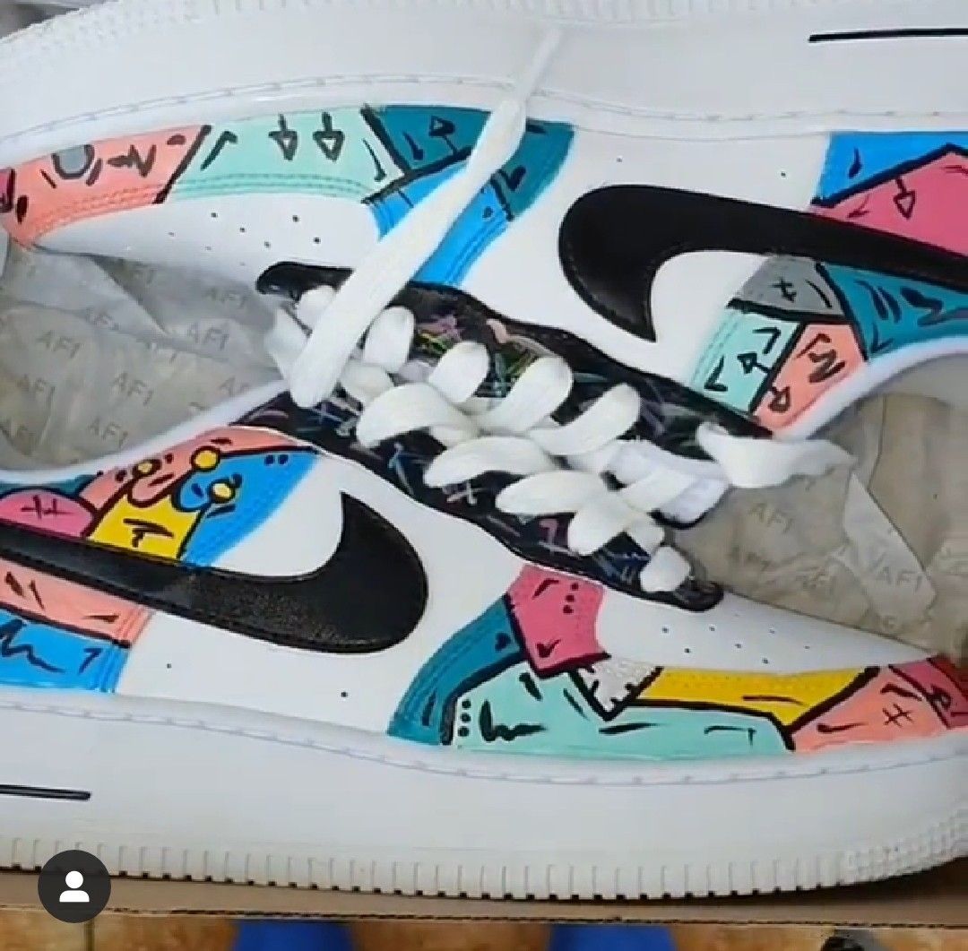 Sneaker Nike Air force 1 - personalizzazione foto 2