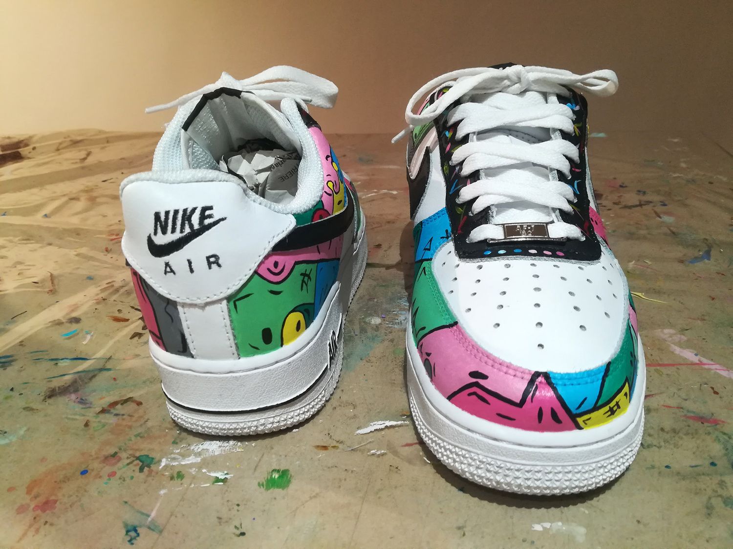Sneaker Nike Air force 1 - personalizzazione foto 4