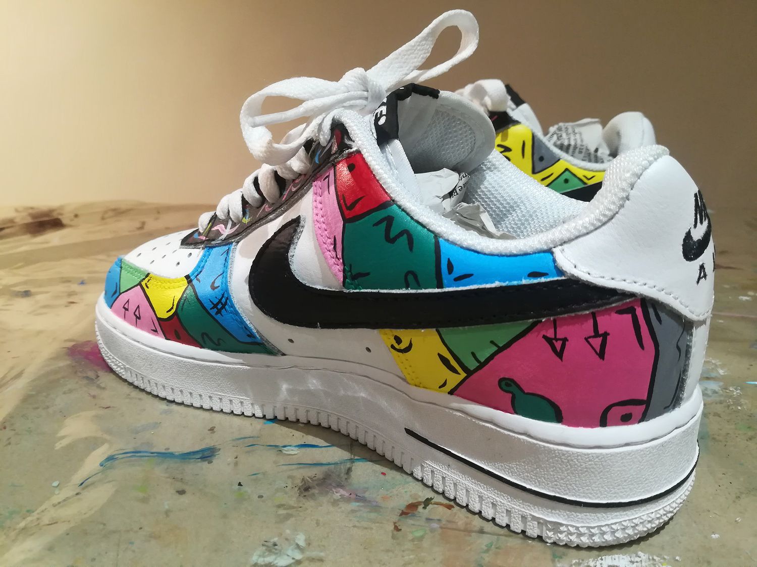 Sneaker Nike Air force 1 - personalizzazione foto 3