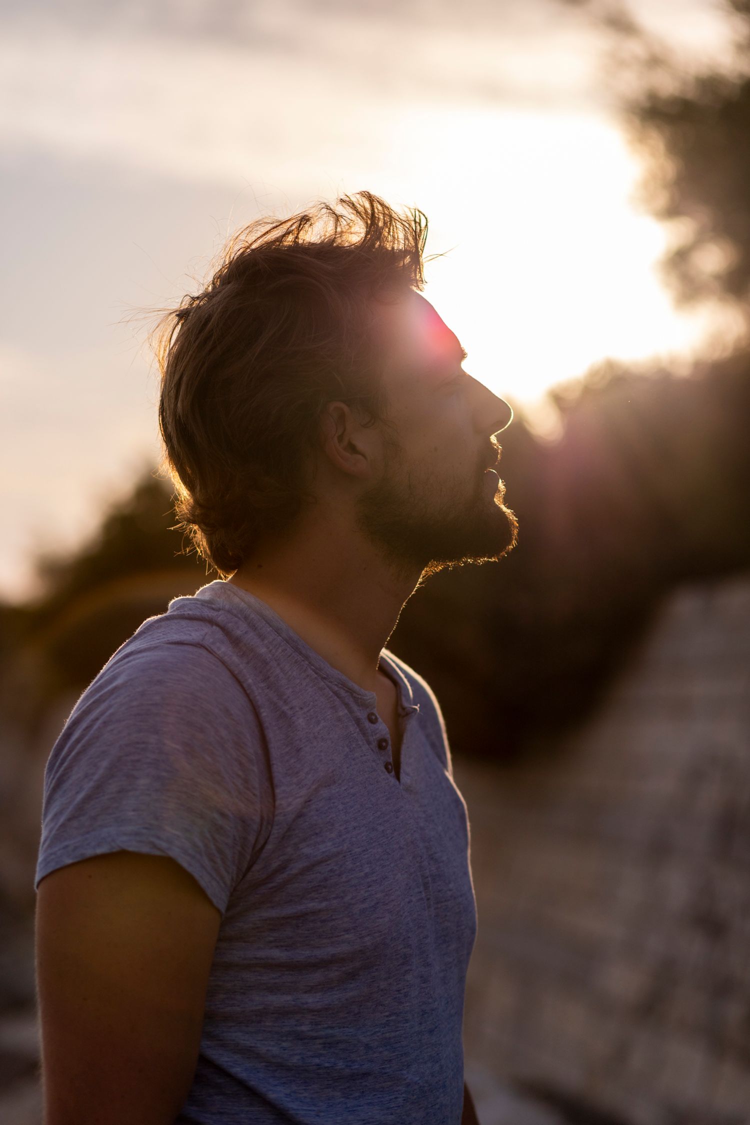 portrait homme contre-jour la rochelle