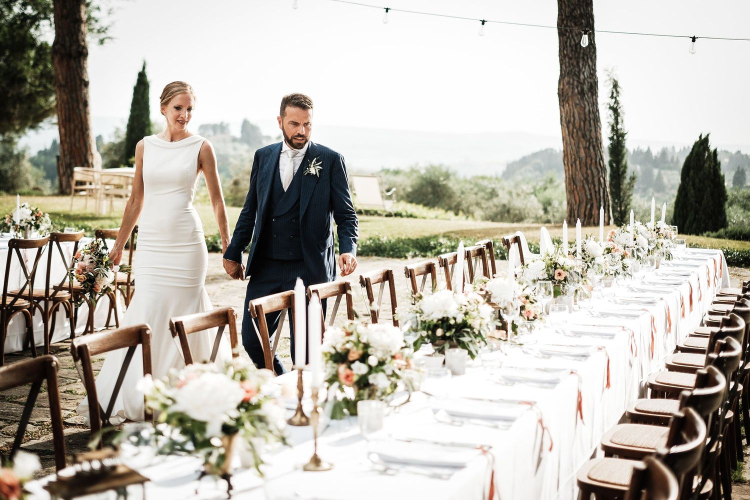 TLOOK photographe de mariage de style documentaire, Tenuta Di Sticciano en Toscane portrait des mariés