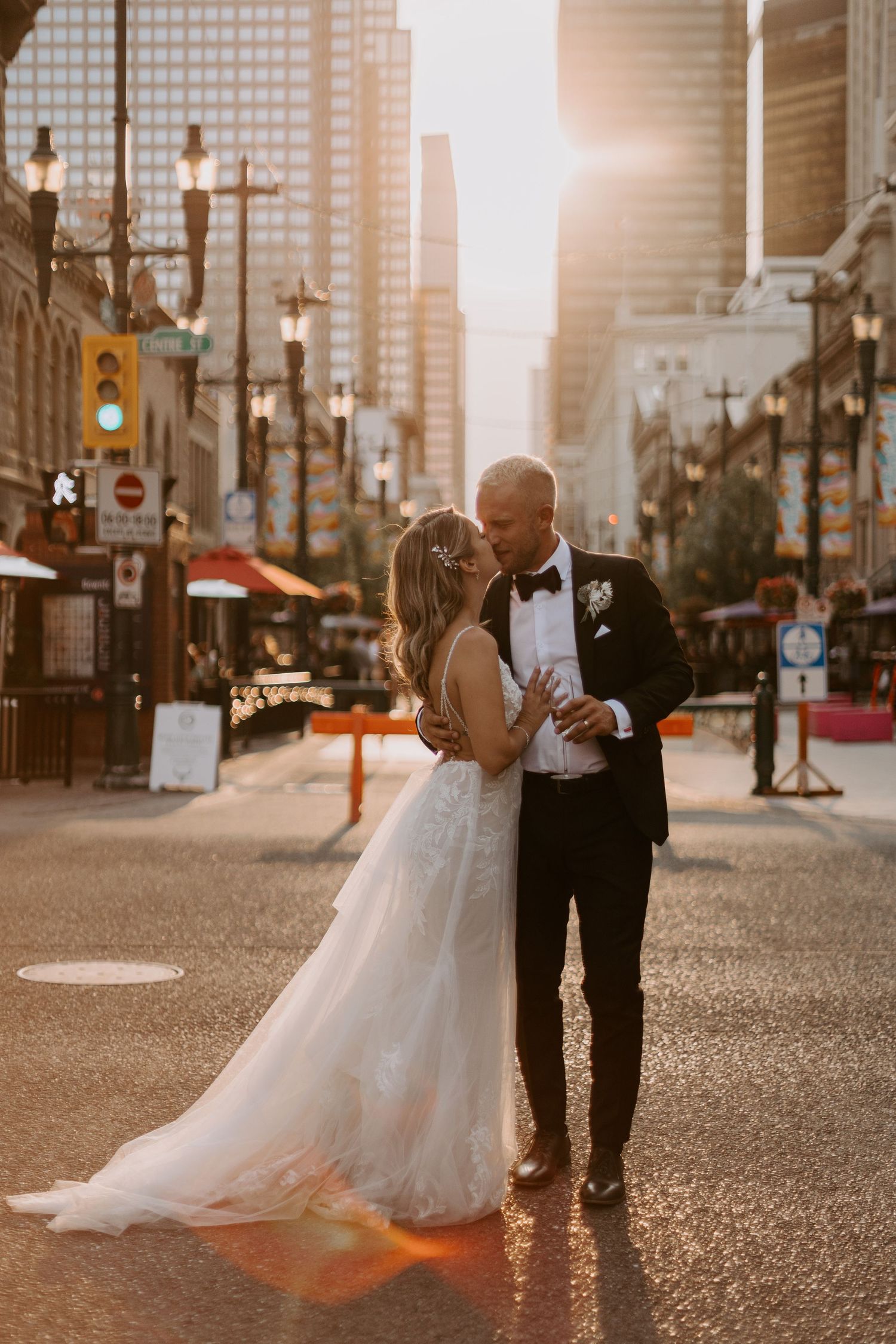 downtown calgary canmore banff wedding photography destination modern steak