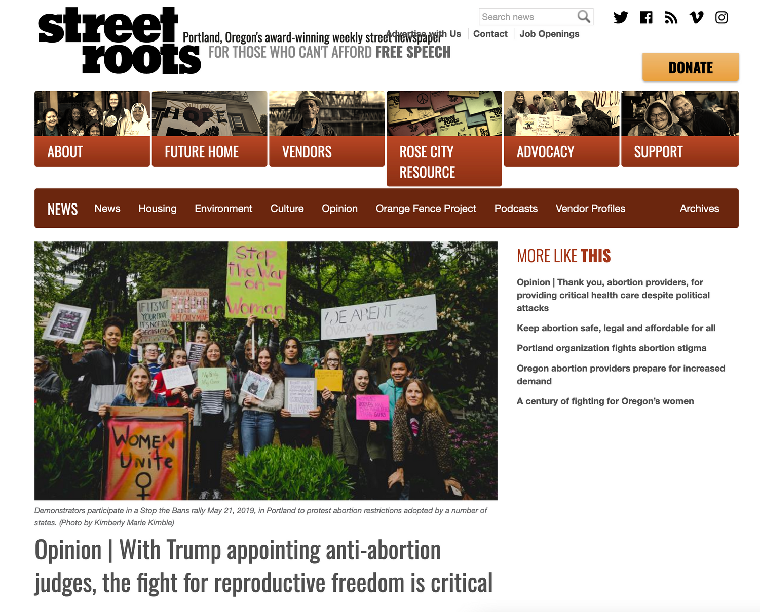 street roots publication portland oregon documentary photographer and photojournalist kimberly marie kimble