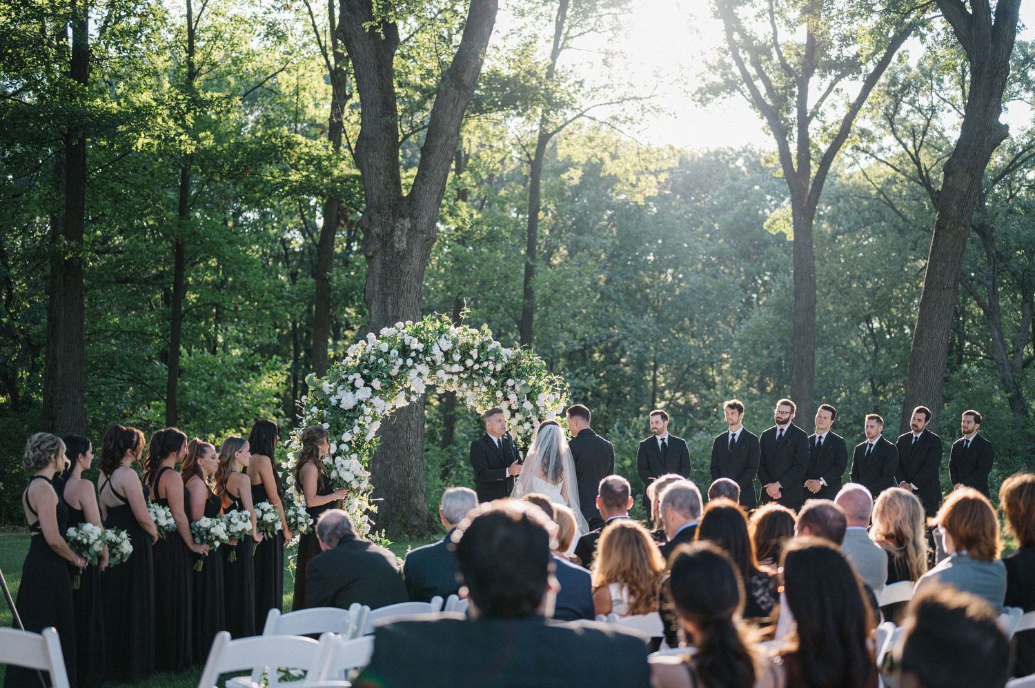 Modern Black Tie Summer Wedding at Monte Bello Estate | Candace Sims Luxury Chicago Fine Art Wedding Photographer