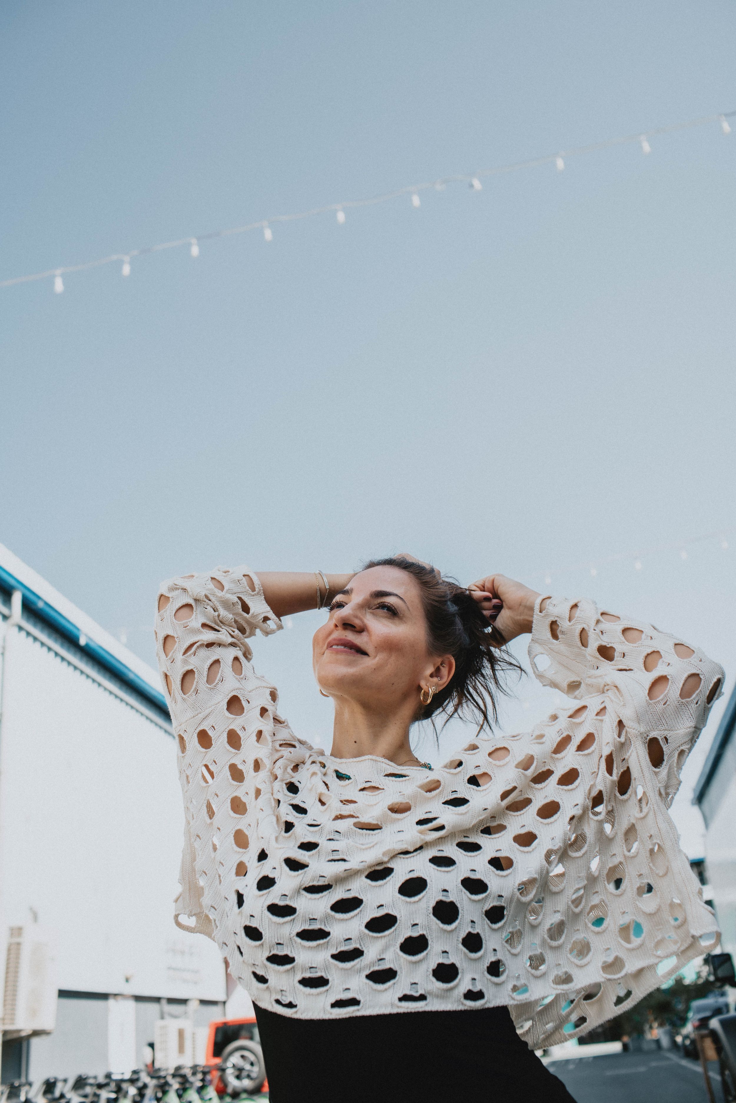 Lifestyle business portrait of a life coach in Sydney, capturing a professional, and inspiring look promoting wellness and balance.