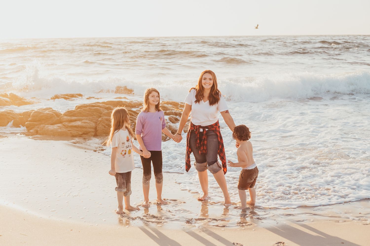Jessica Taylor, kids on the beach, Fresno photographer, Madera, Tulare, Clovis, west coast