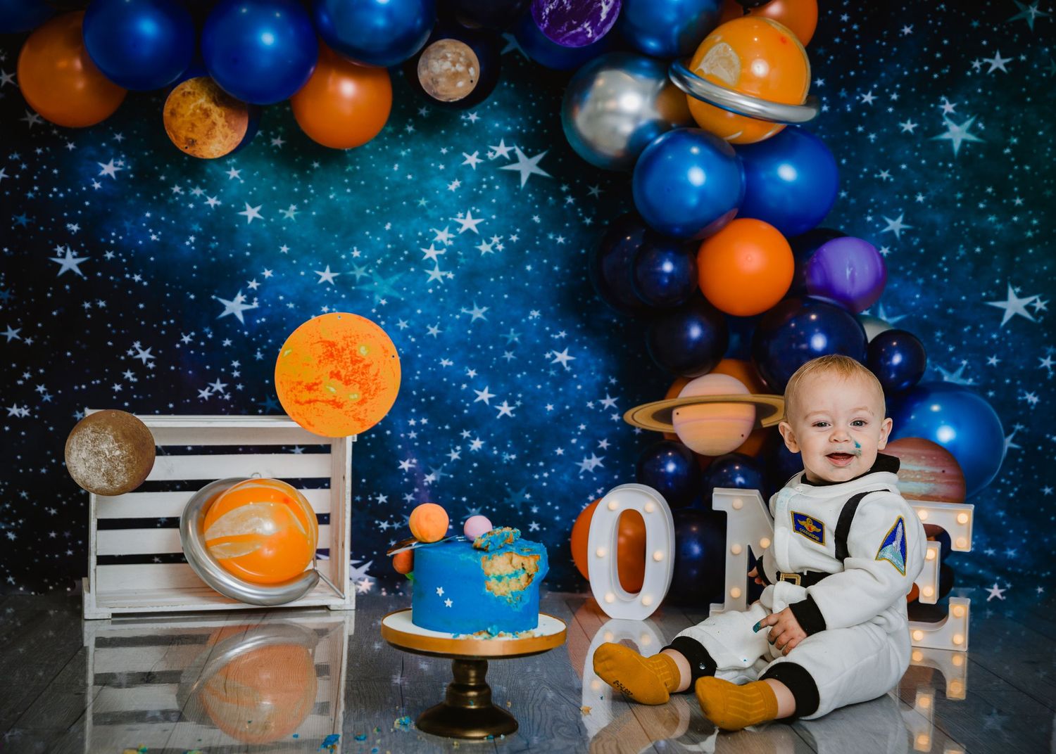 Space Galaxy Cake Smash