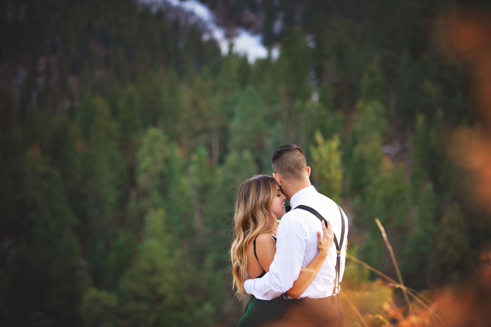 mountain engagement couple ruidoso Ruidoso New Mexico Photographer