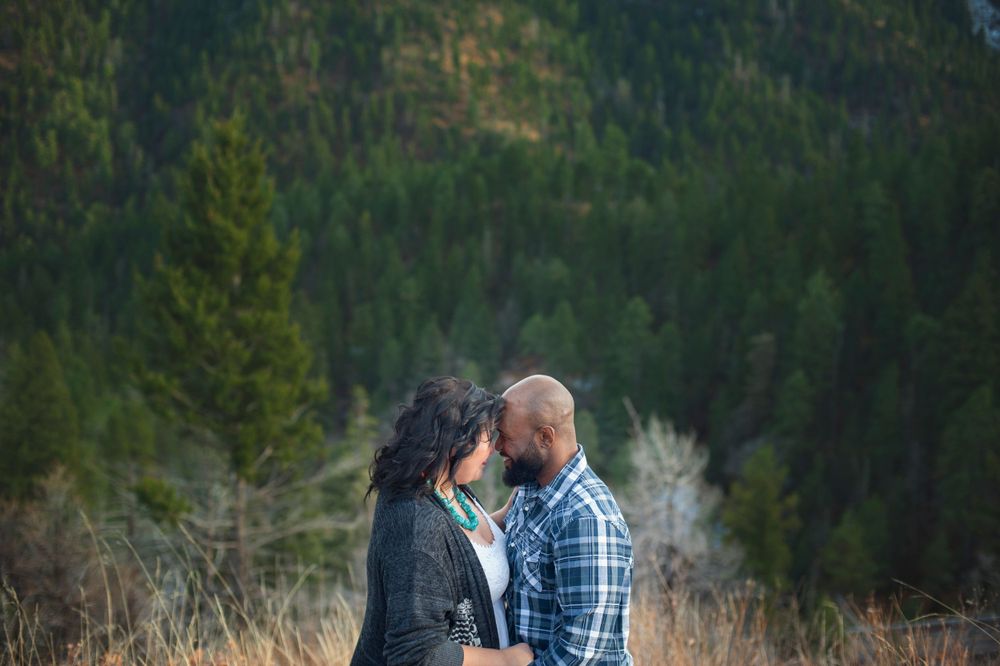 waterfall mountain engagement couple ruidoso texas Ruidoso New Mexico Photographer