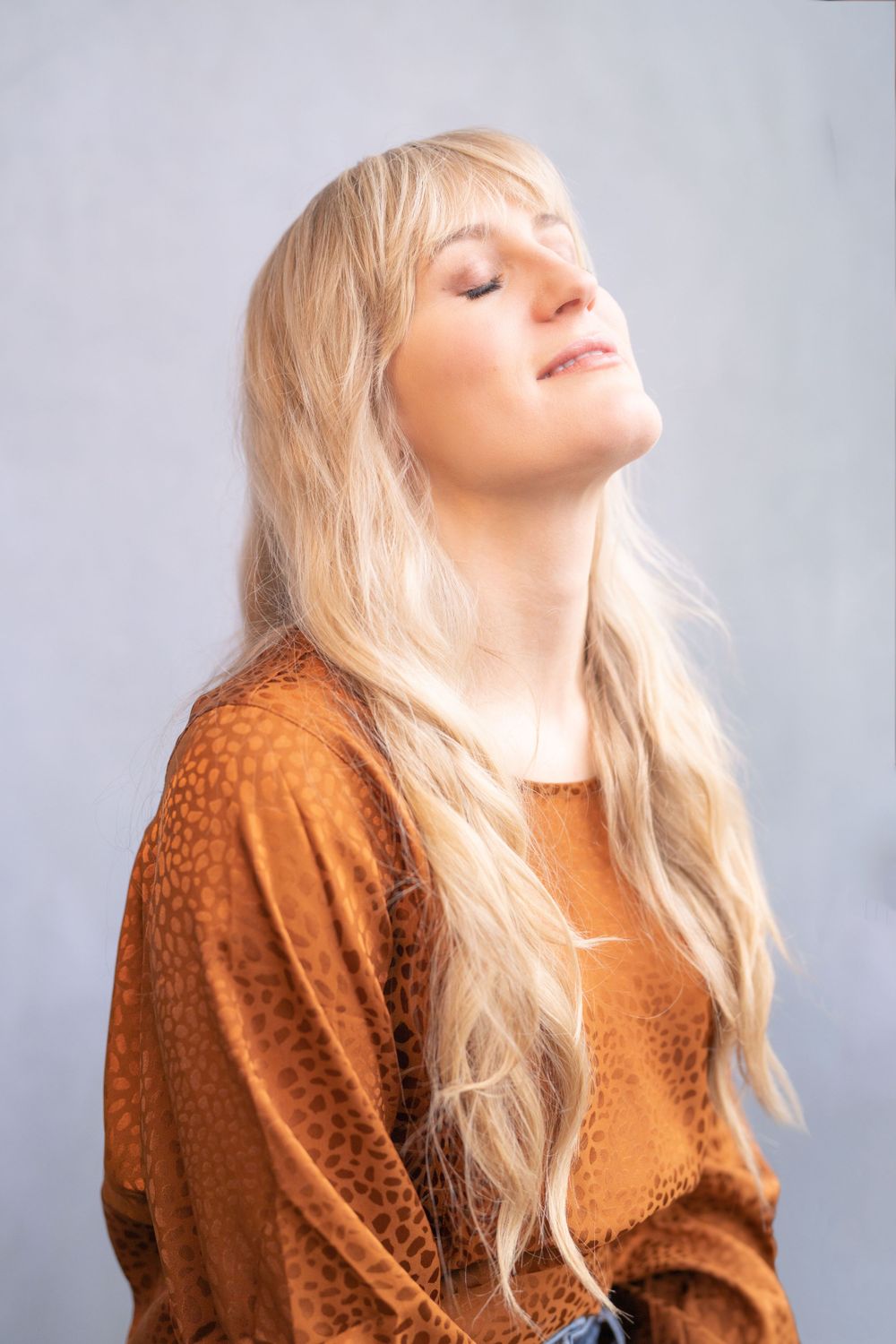 Opera soprano headshot by Kendra Irene