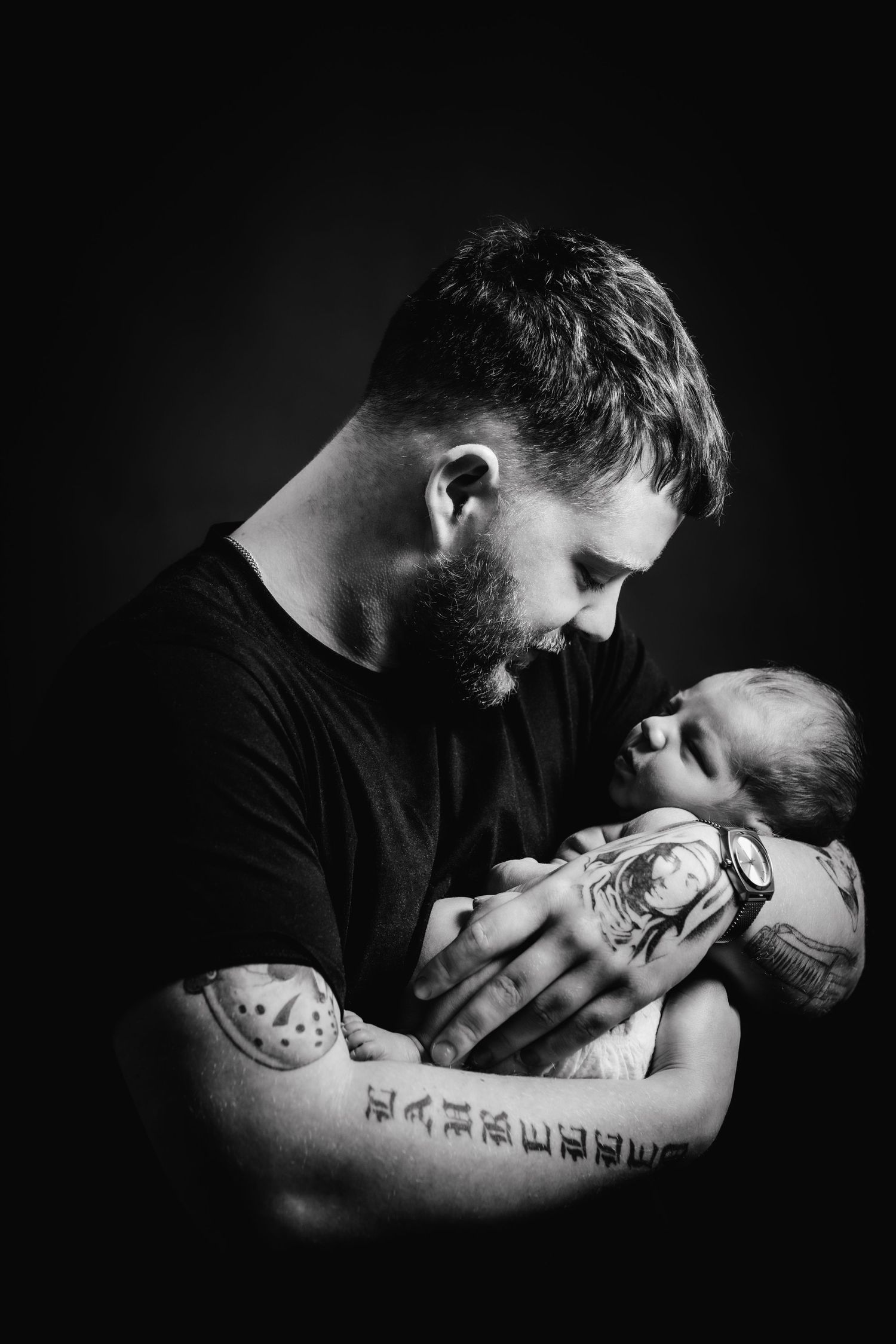 Photographie artistique Naissance Bébé Papa Studio Jonzac
Photographe Portraitiste de France en Charente-Maritime