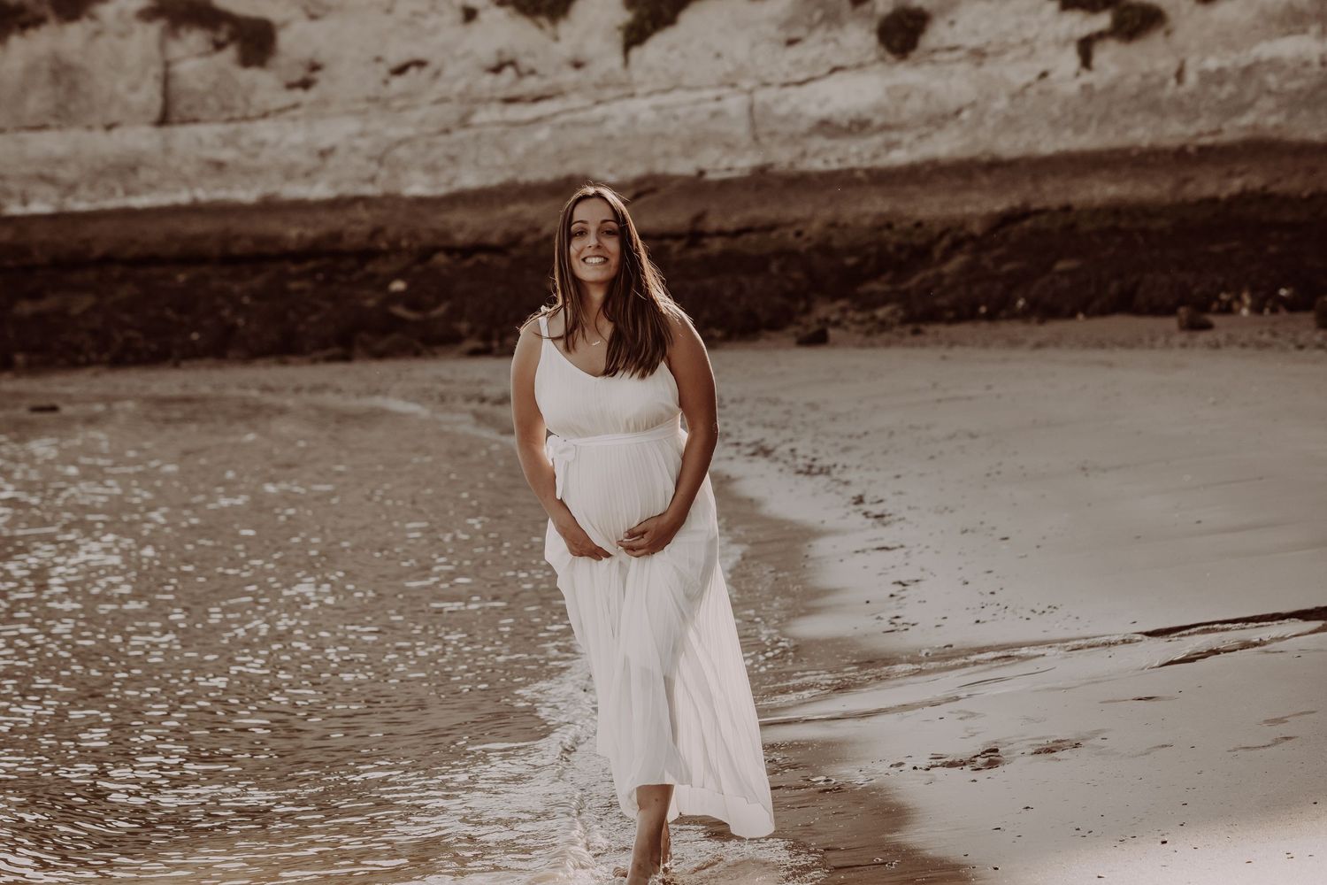 Photographie artistique Grossesse Plage Meschers sur Gironde Royan
Photographe Portraitiste de France en Charente-Maritime