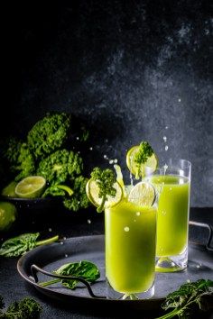 Green Juice Splash - Photo by © Reka Csulak