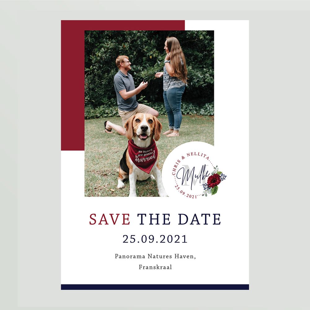 Wedding Save the Date Stationery Design