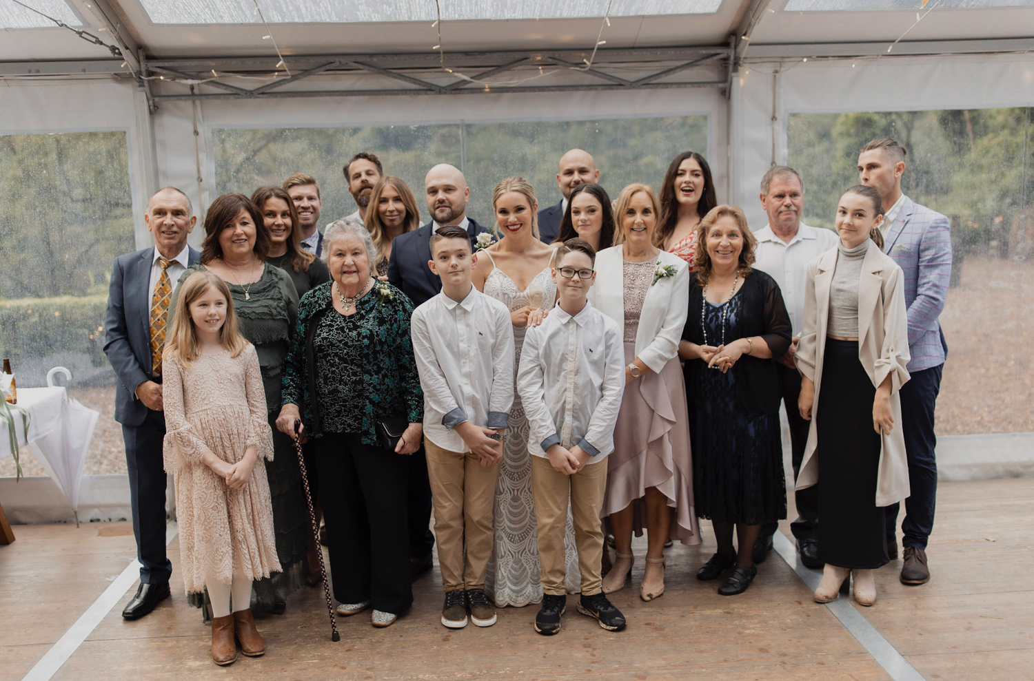 A large family picture