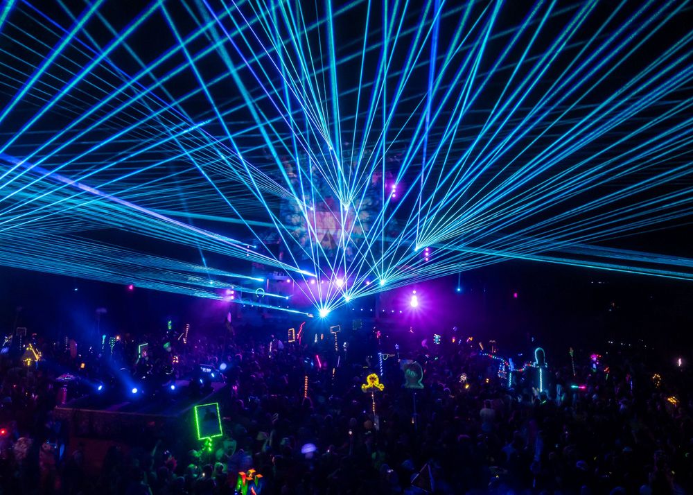 Shambhala music festival lasers Festival and event photographer British Columbia
