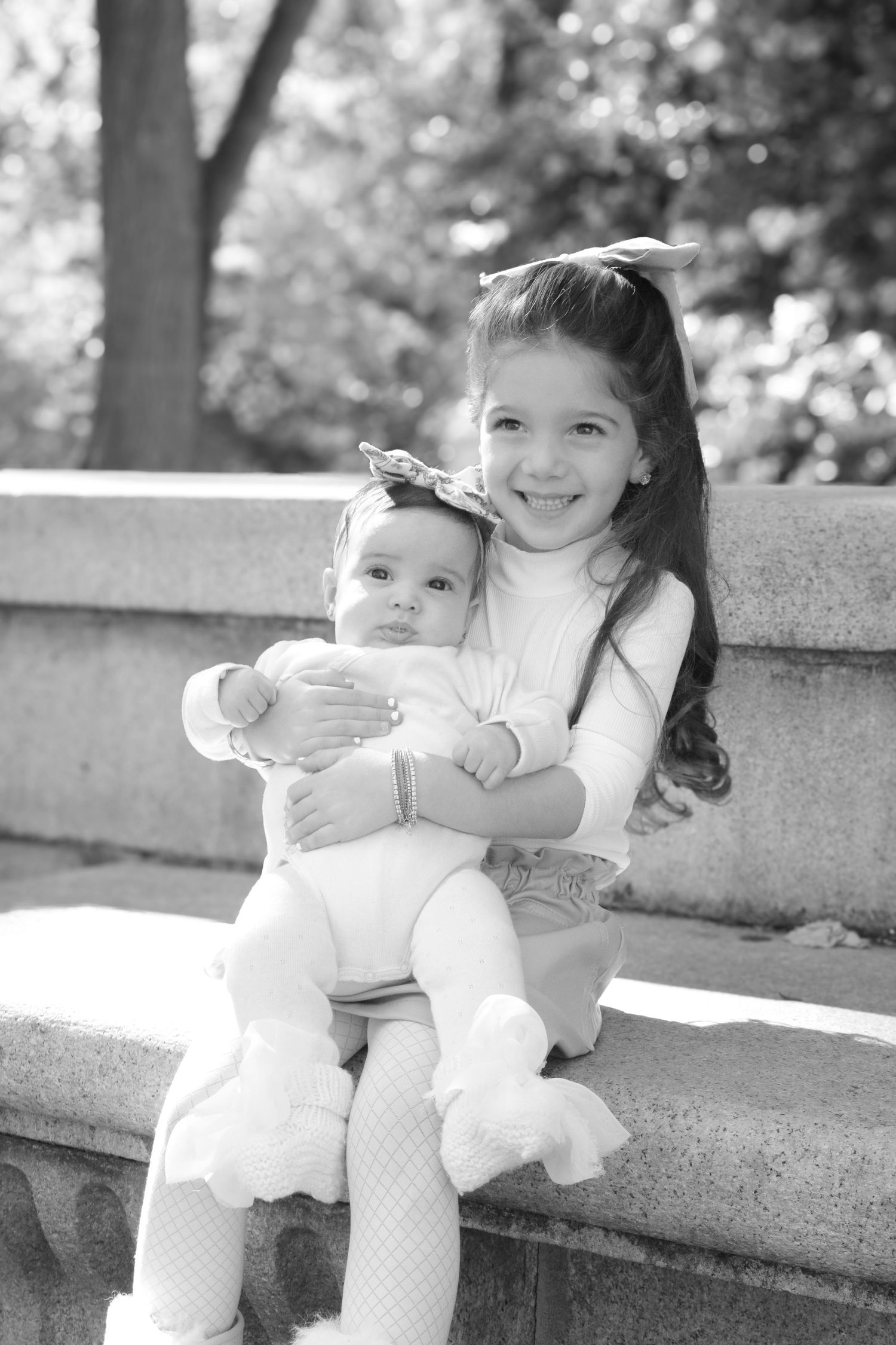 Family portraits in Prospect Park captured by Michelle Baum Photography