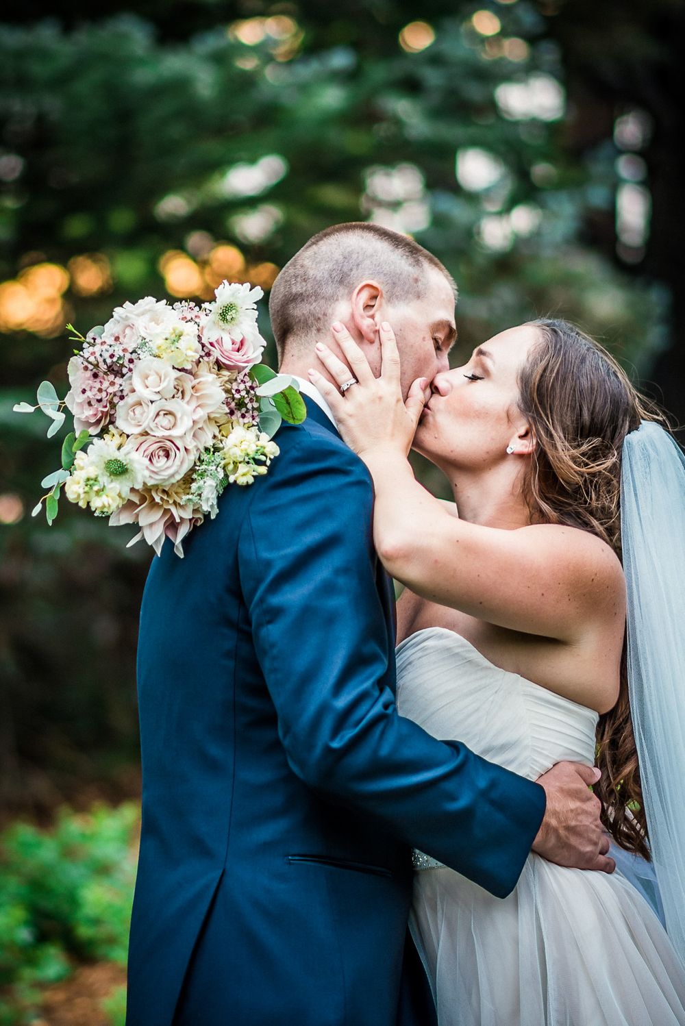 Lake Tahoe California Wedding Photography Bride Groom Wedding Dress Wedding flowers Vibrant Derek Palmer Creative Media
