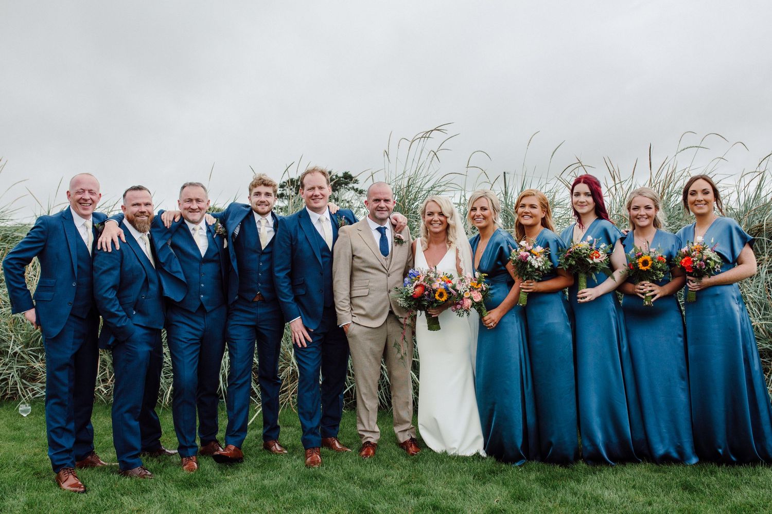 wedding party at Dunmore House