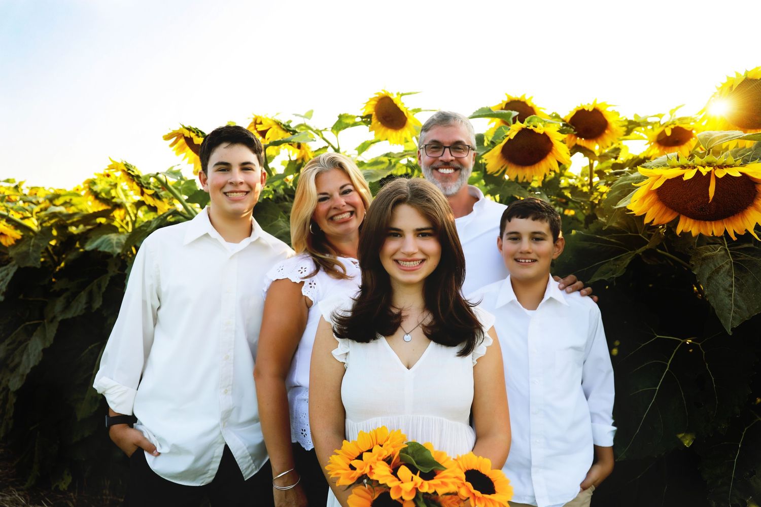 Sunflowers and smiles