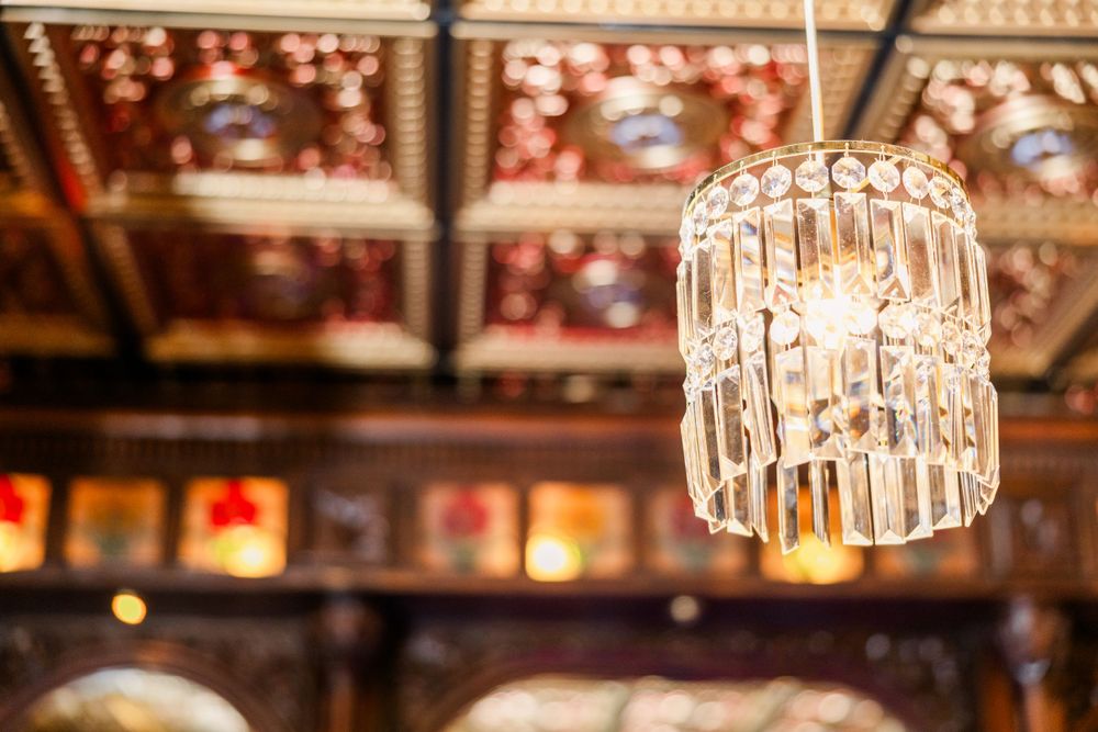 twenties crystal chandelier