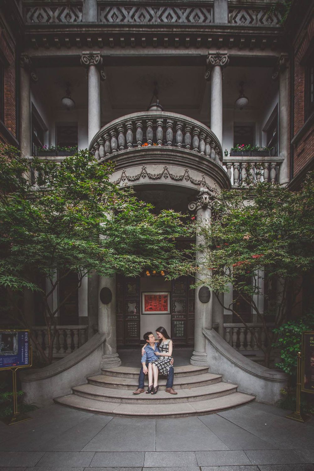 Couple engagement photography in Shanghai, China.
