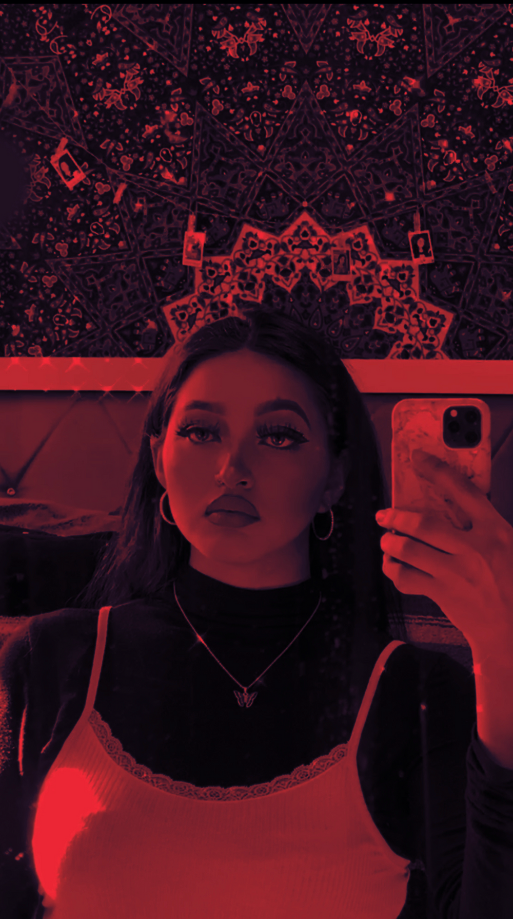 Image of me- Red filter created on Adobe Photoshop